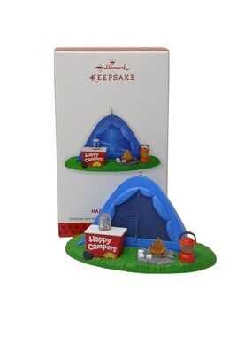 Hallmark Keepsake Happy Campers Christmas Tree Ornament 2013 w/ Box #GS-6